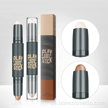 Doppelter Highlighter Concealer Contour-Make-up-Stift